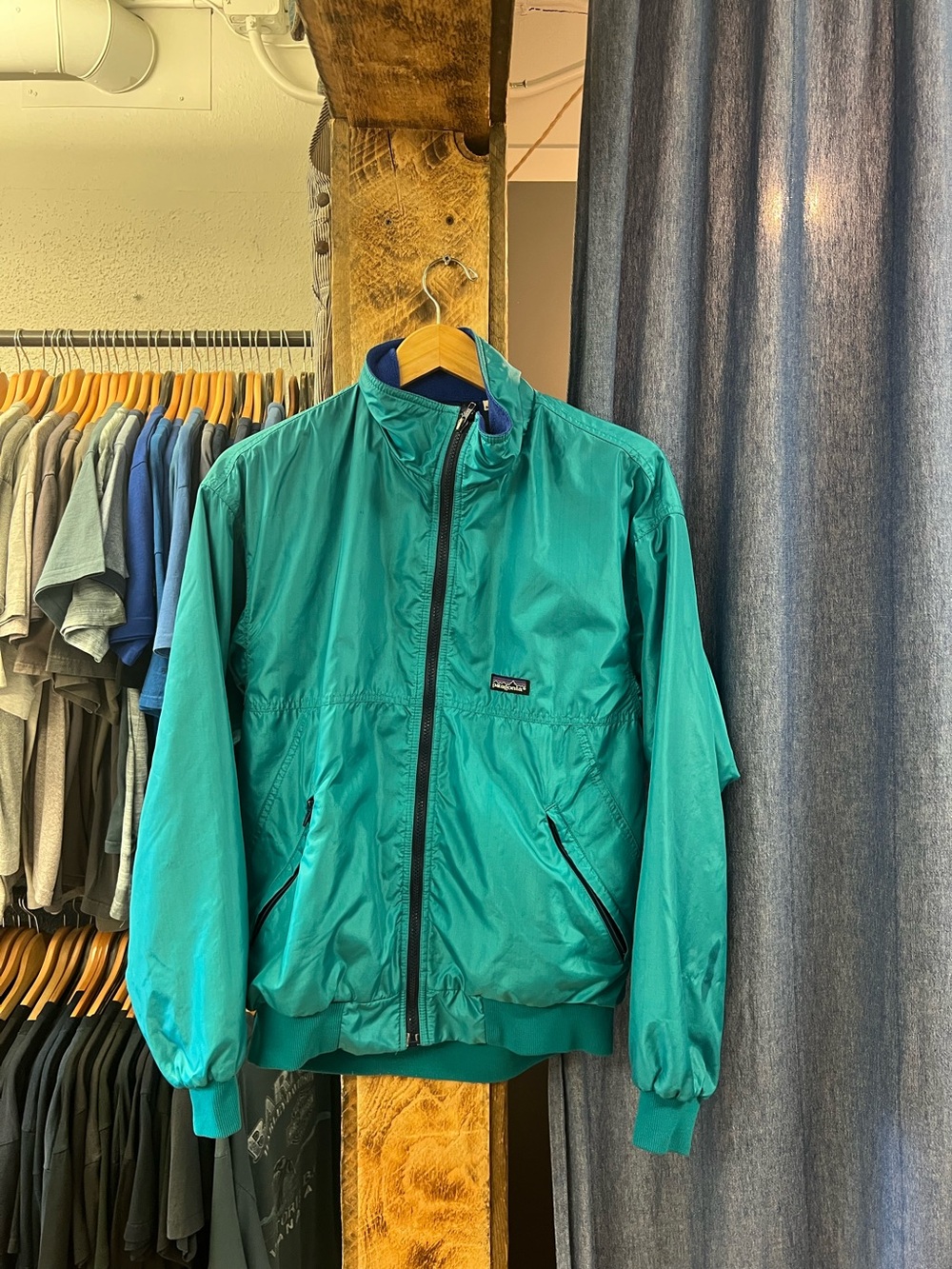 Vintage Patagonia Teal Lightweight Bomber Jacket